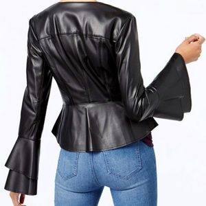 Womens Faux Leather Jacket
